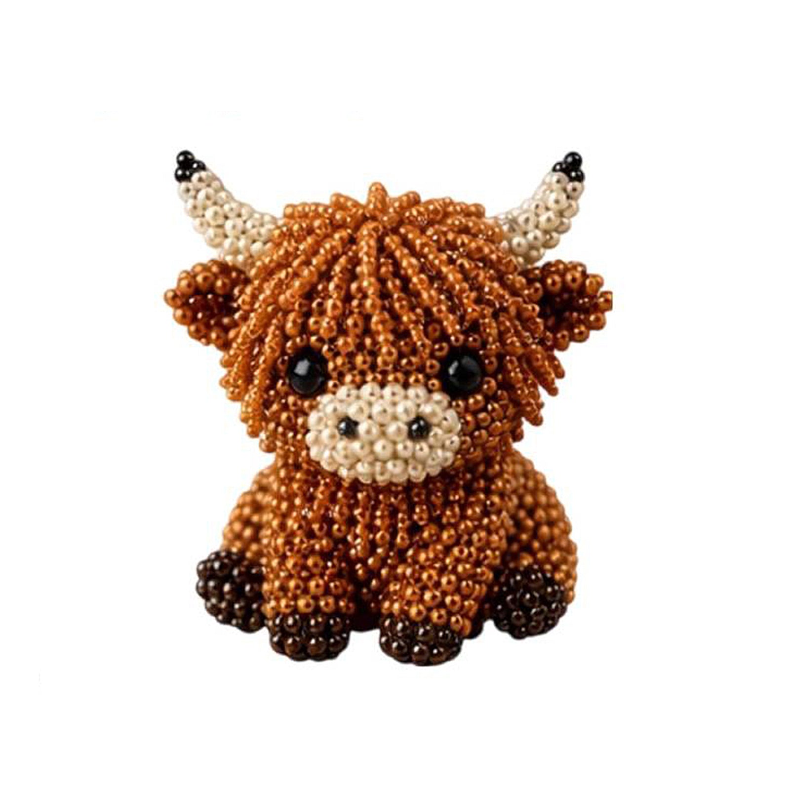 DIY 3D Animals Bead Embroidery Kits with Colorful Beads Bead Embroidery Set Cute Bead Craft Animal Set for Crafting Enthusiasts Girls Women Teens Adults (A)