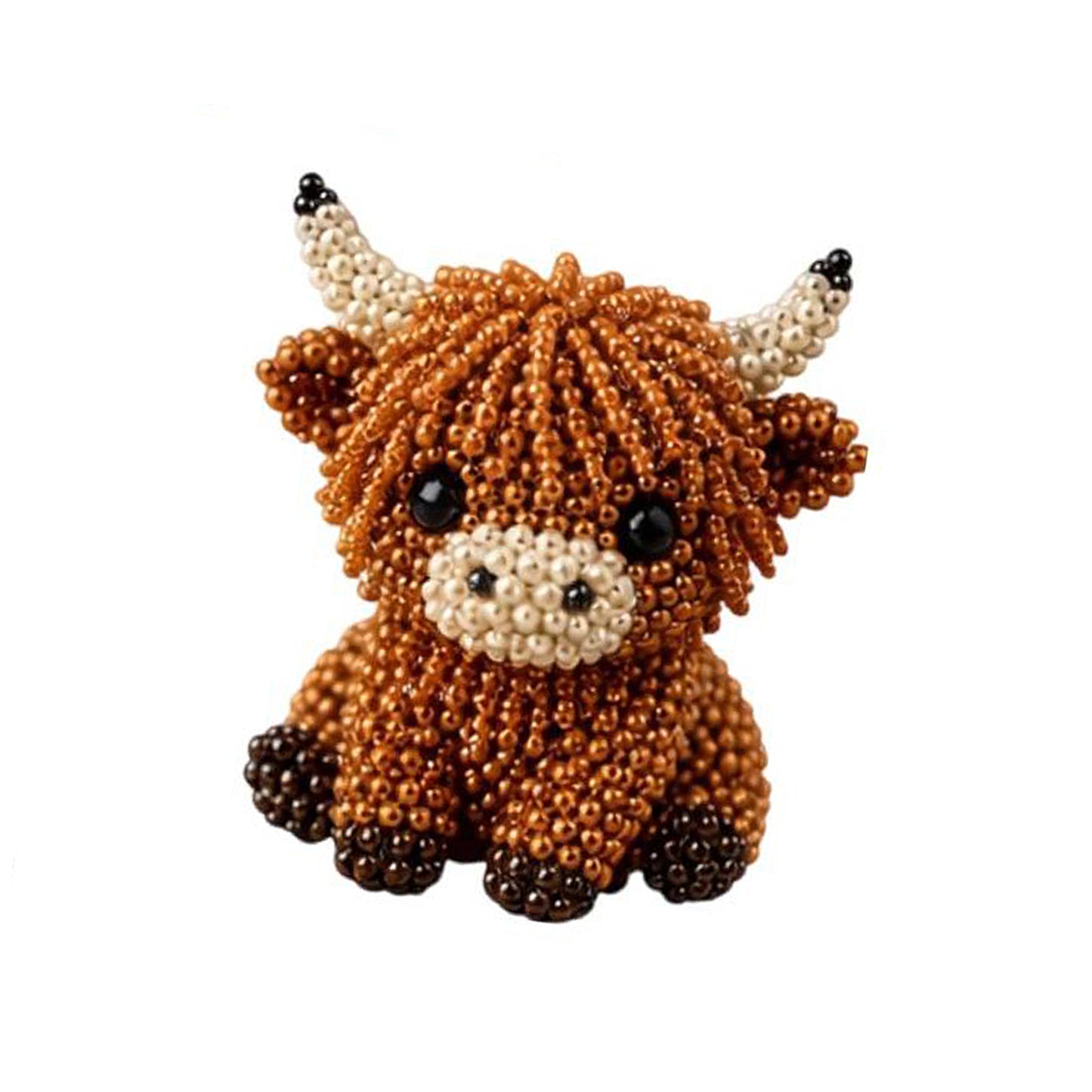 DIY 3D Animals Bead Embroidery Kits with Colorful Beads Bead Embroidery Set Cute Bead Craft Animal Set for Crafting Enthusiasts Girls Women Teens Adults (A)