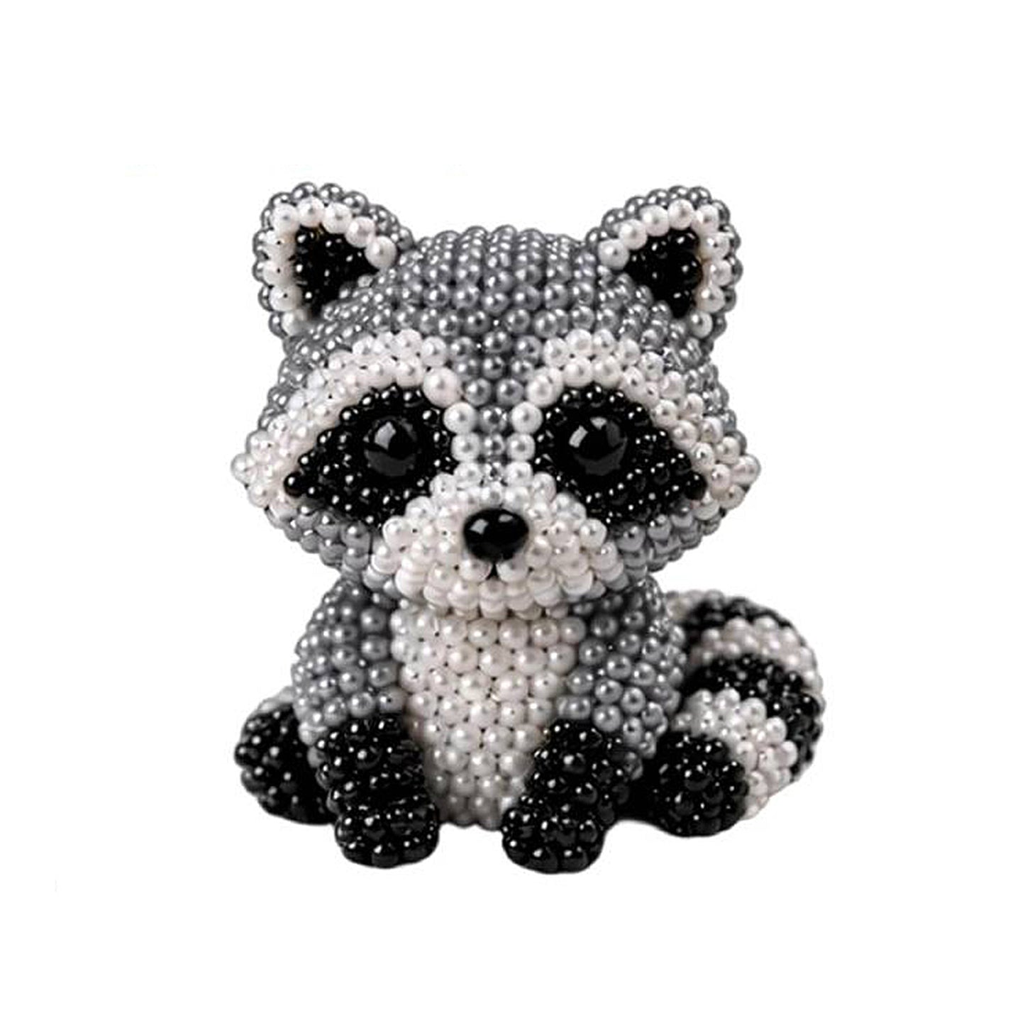 DIY 3D Animals Bead Embroidery Kits with Colorful Beads Bead Embroidery Set Cute Bead Craft Animal Set for Crafting Enthusiasts Girls Women Teens Adults (C)