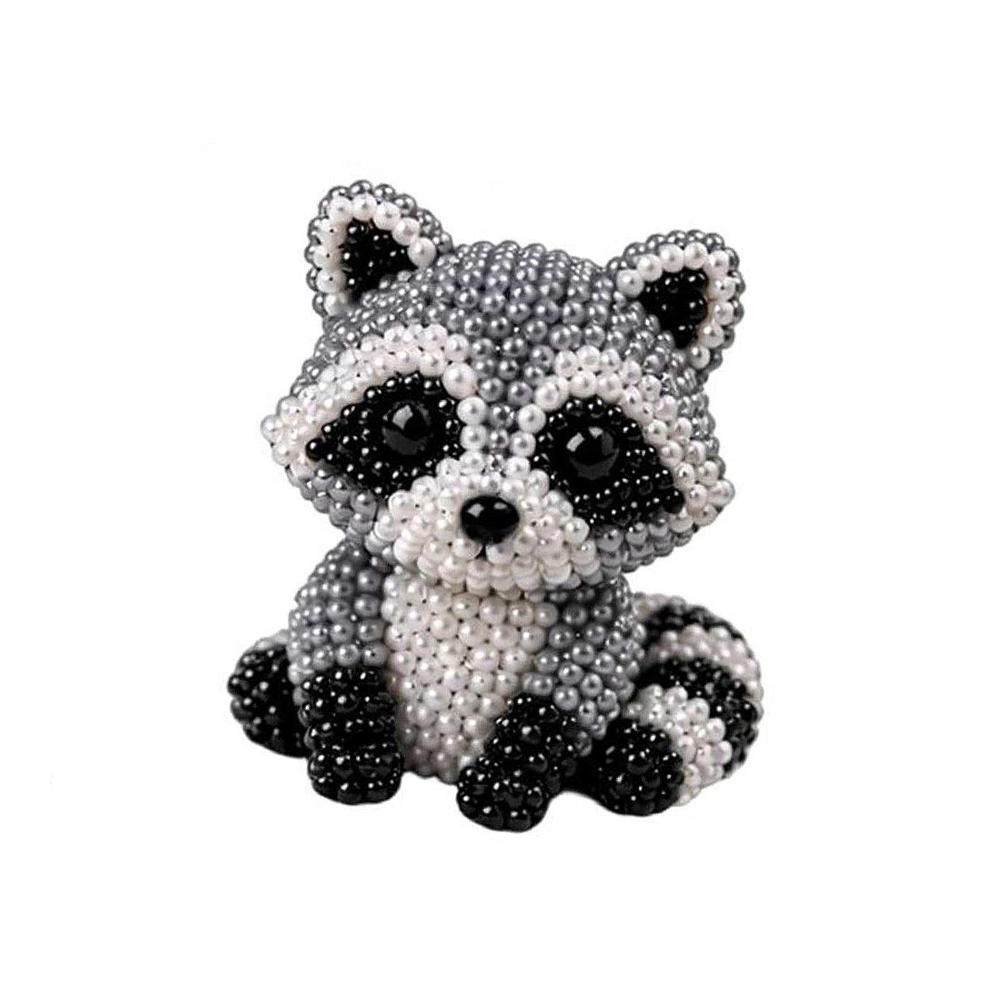 DIY 3D Animals Bead Embroidery Kits with Colorful Beads Bead Embroidery Set Cute Bead Craft Animal Set for Crafting Enthusiasts Girls Women Teens Adults (C)