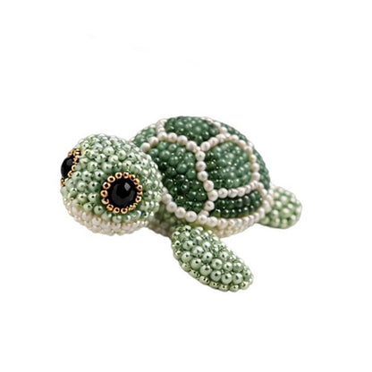 DIY 3D Animals Bead Embroidery Kits with Colorful Beads Bead Embroidery Set Cute Bead Craft Animal Set for Crafting Enthusiasts Girls Women Teens Adults (E)