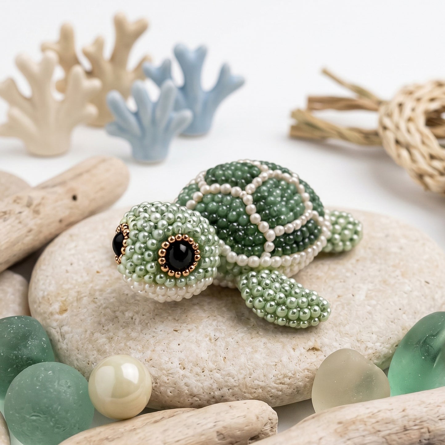 DIY 3D Animals Bead Embroidery Kits with Colorful Beads Bead Embroidery Set Cute Bead Craft Animal Set for Crafting Enthusiasts Girls Women Teens Adults (E)