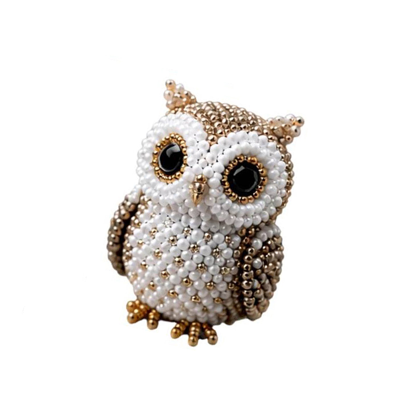 DIY 3D Animals Bead Embroidery Kits with Colorful Beads Bead Embroidery Set Cute Bead Craft Animal Set for Crafting Enthusiasts Girls Women Teens Adults (F)