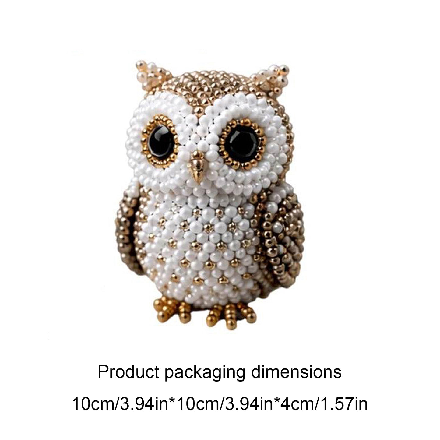 DIY 3D Animals Bead Embroidery Kits with Colorful Beads Bead Embroidery Set Cute Bead Craft Animal Set for Crafting Enthusiasts Girls Women Teens Adults (F)