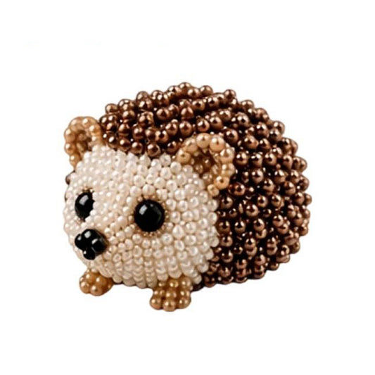 DIY 3D Animals Bead Embroidery Kits with Colorful Beads Bead Embroidery Set Cute Bead Craft Animal Set for Crafting Enthusiasts Girls Women Teens Adults (H)
