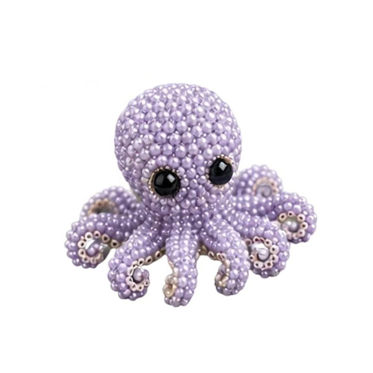 DIY 3D Animals Bead Embroidery Kits with Colorful Beads Bead Embroidery Set Cute Bead Craft Animal Set for Crafting Enthusiasts Girls Women Teens Adults (I)