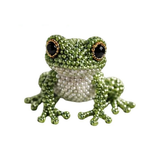 DIY 3D Animals Bead Embroidery Kits with Colorful Beads Bead Embroidery Set Cute Bead Craft Animal Set for Crafting Enthusiasts Girls Women Teens Adults (K)