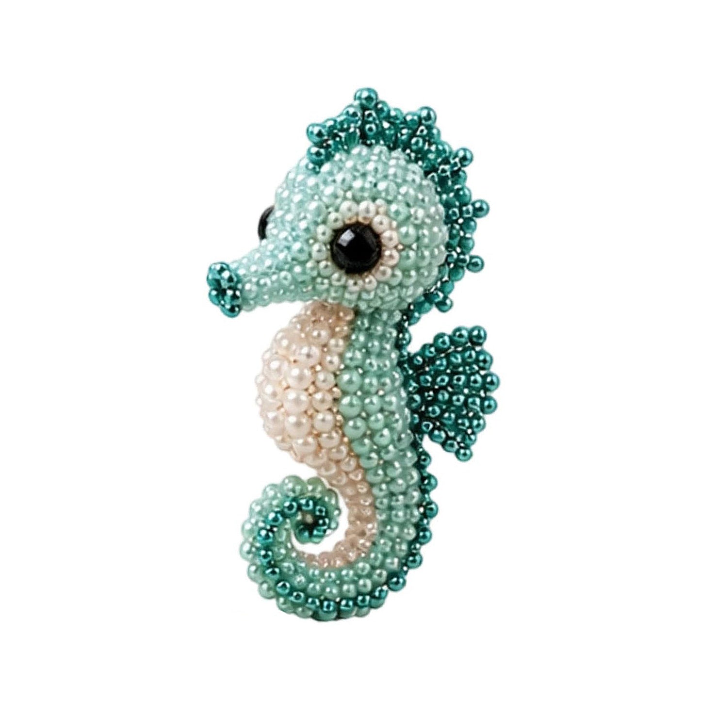 DIY 3D Animals Bead Embroidery Kits with Colorful Beads Bead Embroidery Set Cute Bead Craft Animal Set for Crafting Enthusiasts Girls Women Teens Adults (L)