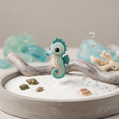 DIY 3D Animals Bead Embroidery Kits with Colorful Beads Bead Embroidery Set Cute Bead Craft Animal Set for Crafting Enthusiasts Girls Women Teens Adults (L)