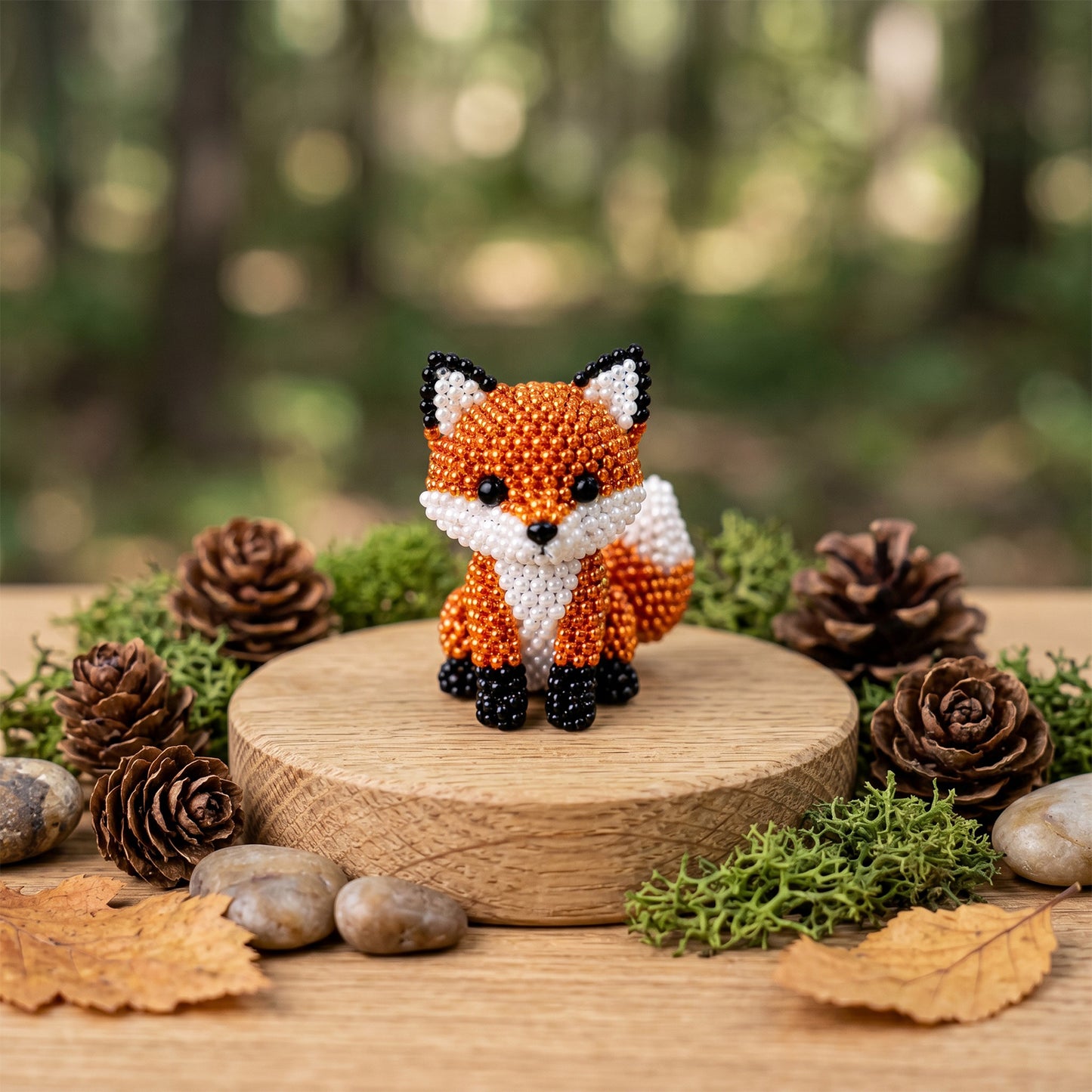 DIY 3D Animals Bead Embroidery Kits with Colorful Beads Bead Embroidery Set Cute Bead Craft Animal Set for Crafting Enthusiasts Girls Women Teens Adults (N)