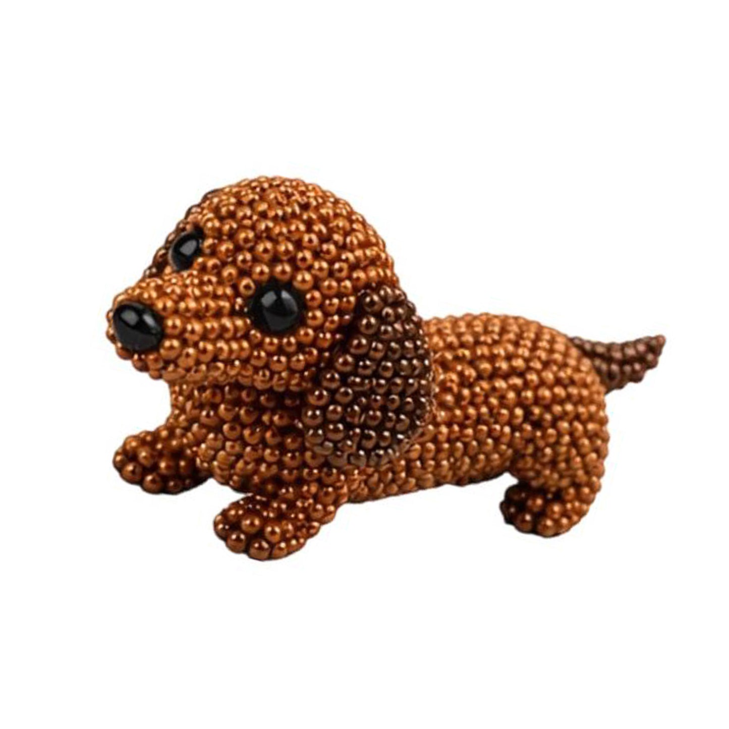 DIY 3D Animals Bead Embroidery Kits with Colorful Beads Bead Embroidery Set Cute Bead Craft Animal Set for Crafting Enthusiasts Girls Women Teens Adults (O)
