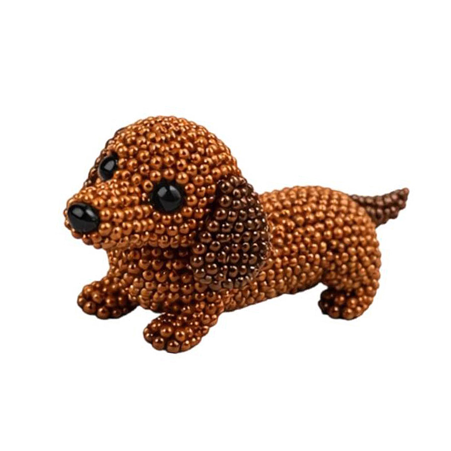 DIY 3D Animals Bead Embroidery Kits with Colorful Beads Bead Embroidery Set Cute Bead Craft Animal Set for Crafting Enthusiasts Girls Women Teens Adults (O)