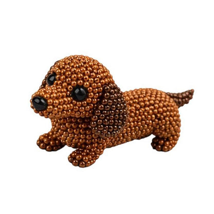 DIY 3D Animals Bead Embroidery Kits with Colorful Beads Bead Embroidery Set Cute Bead Craft Animal Set for Crafting Enthusiasts Girls Women Teens Adults (O)