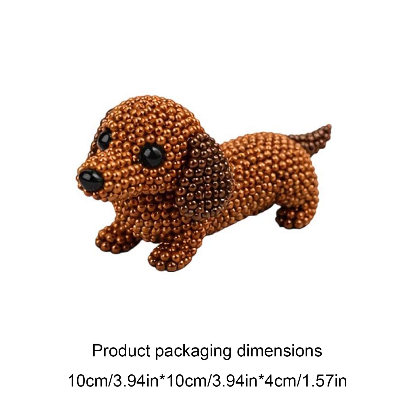 DIY 3D Animals Bead Embroidery Kits with Colorful Beads Bead Embroidery Set Cute Bead Craft Animal Set for Crafting Enthusiasts Girls Women Teens Adults (O)