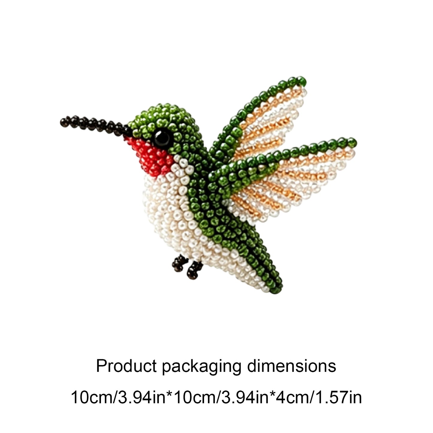 DIY 3D Animals Bead Embroidery Kits with Colorful Beads Bead Embroidery Set Cute Bead Craft Animal Set for Crafting Enthusiasts Girls Women Teens Adults (P)