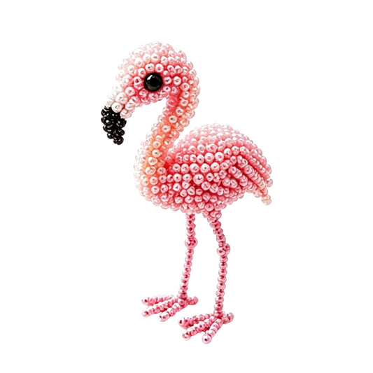 DIY 3D Animals Bead Embroidery Kits with Colorful Beads Bead Embroidery Set Cute Bead Craft Animal Set for Crafting Enthusiasts Girls Women Teens Adults (Q)