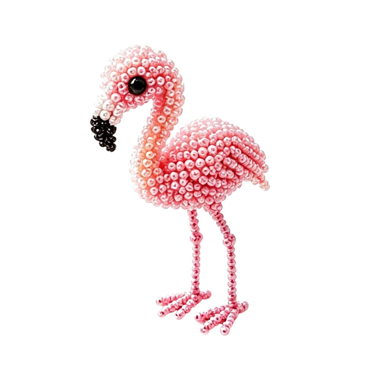 DIY 3D Animals Bead Embroidery Kits with Colorful Beads Bead Embroidery Set Cute Bead Craft Animal Set for Crafting Enthusiasts Girls Women Teens Adults (Q)