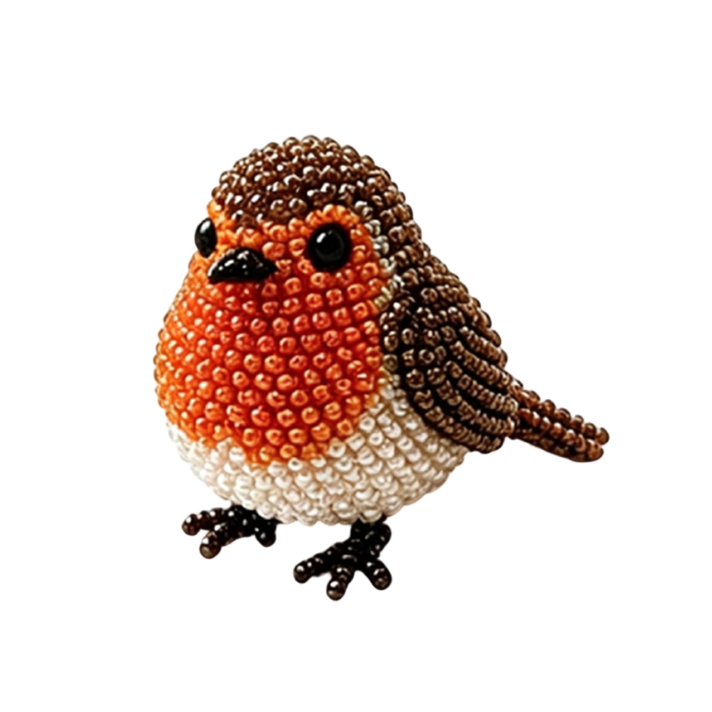 DIY 3D Animals Bead Embroidery Kits with Colorful Beads Bead Embroidery Set Cute Bead Craft Animal Set for Crafting Enthusiasts Girls Women Teens Adults (R)