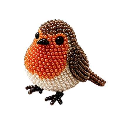 DIY 3D Animals Bead Embroidery Kits with Colorful Beads Bead Embroidery Set Cute Bead Craft Animal Set for Crafting Enthusiasts Girls Women Teens Adults (R)