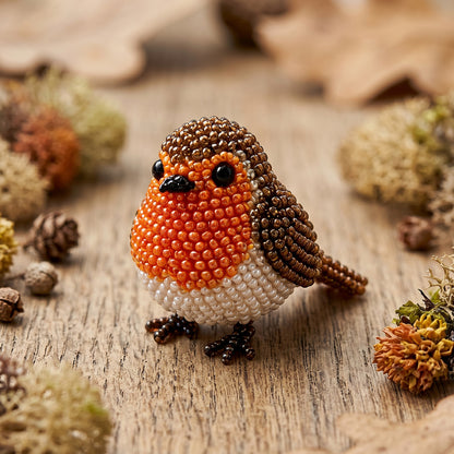 DIY 3D Animals Bead Embroidery Kits with Colorful Beads Bead Embroidery Set Cute Bead Craft Animal Set for Crafting Enthusiasts Girls Women Teens Adults (R)
