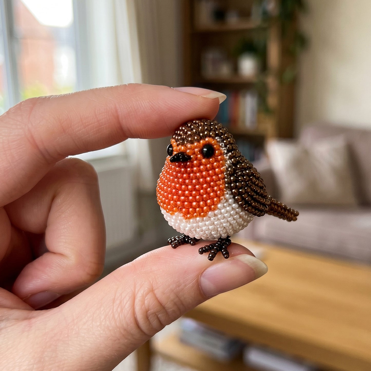 DIY 3D Animals Bead Embroidery Kits with Colorful Beads Bead Embroidery Set Cute Bead Craft Animal Set for Crafting Enthusiasts Girls Women Teens Adults (R)
