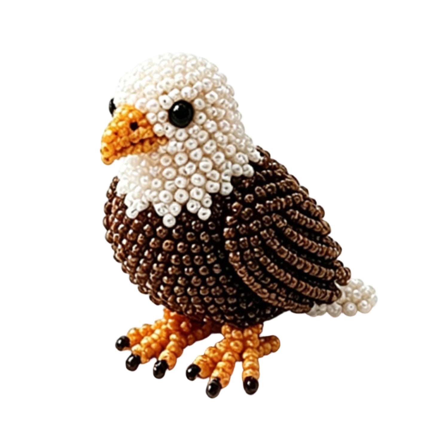 DIY 3D Animals Bead Embroidery Kits with Colorful Beads Bead Embroidery Set Cute Bead Craft Animal Set for Crafting Enthusiasts Girls Women Teens Adults (S)