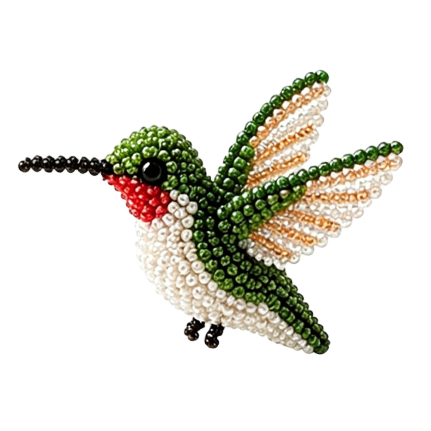 Cute 3D Animal Bead Craft Set with Colorful Beads & Instructions Animals Beadwork Crafts Kits Handmade Jewelry Art Beaded Kit for Beginners & Craft Enthusiasts (Bird 2)