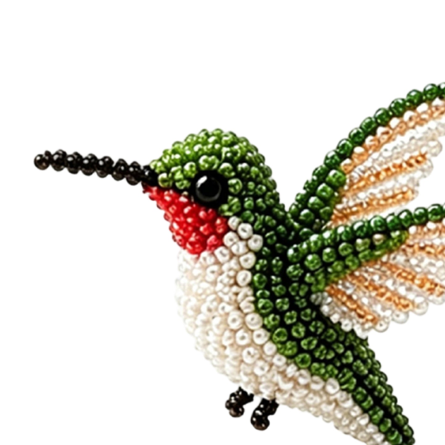 Cute 3D Animal Bead Craft Set with Colorful Beads & Instructions Animals Beadwork Crafts Kits Handmade Jewelry Art Beaded Kit for Beginners & Craft Enthusiasts (Bird 2)