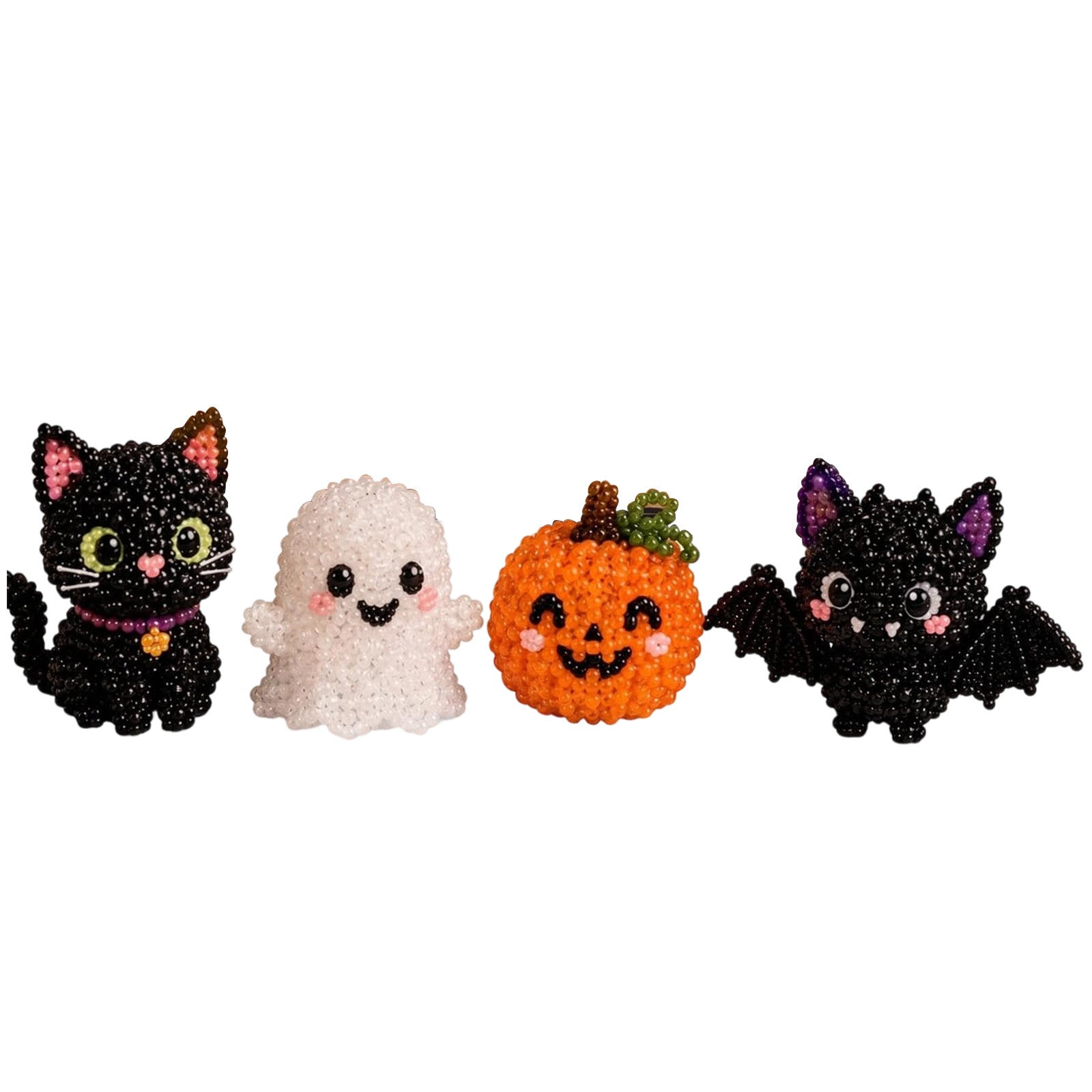 Cute 3D Animal Bead Craft Set with Colorful Beads & Instructions Animals Beadwork Crafts Kits Handmade Jewelry Art Beaded Kit for Beginners & Craft Enthusiasts (Set-K)