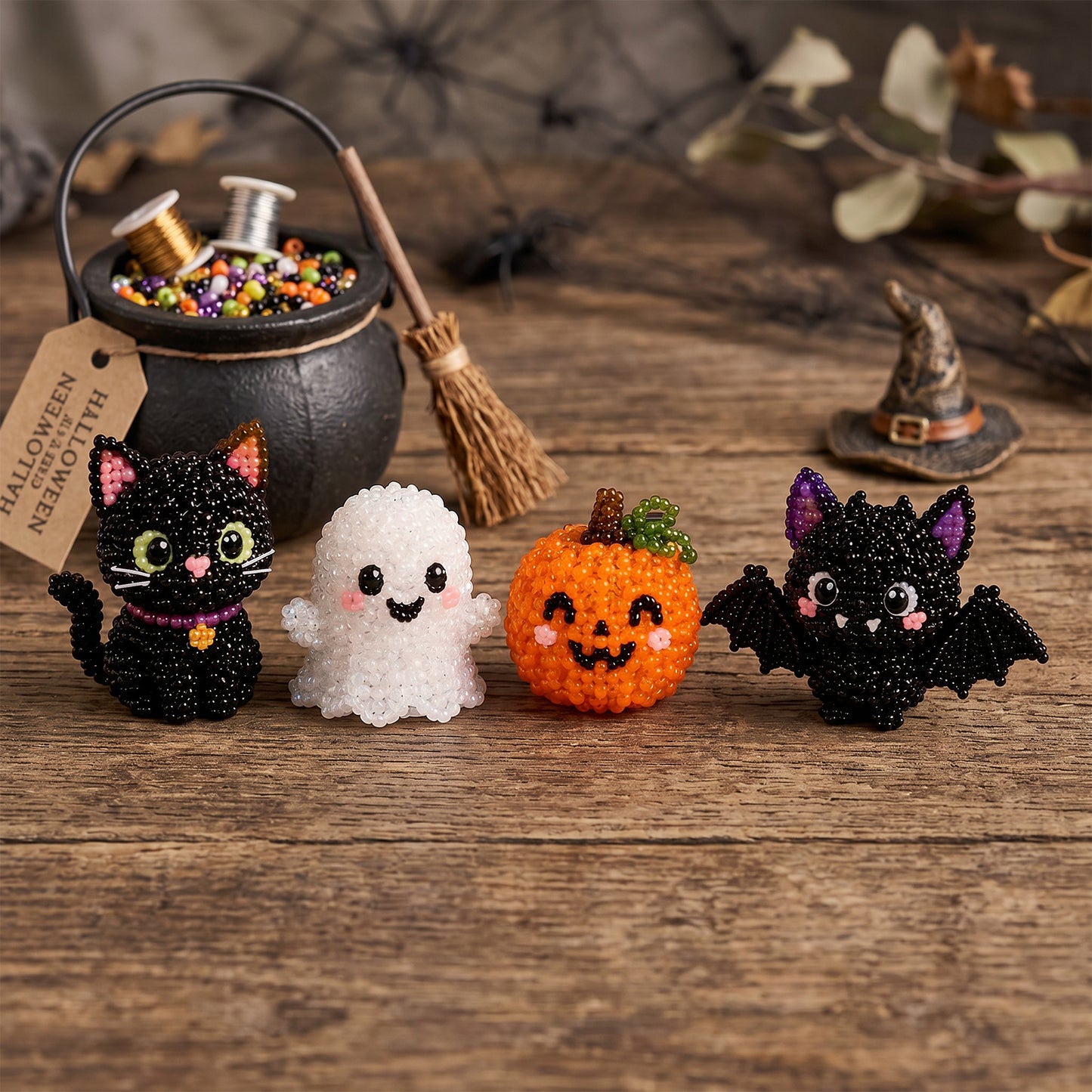 Cute 3D Animal Bead Craft Set with Colorful Beads & Instructions Animals Beadwork Crafts Kits Handmade Jewelry Art Beaded Kit for Beginners & Craft Enthusiasts (Set-K)