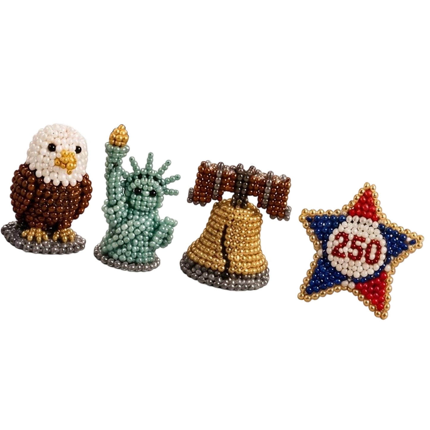 Cute 3D Animal Bead Craft Set with Colorful Beads & Instructions Animals Beadwork Crafts Kits Handmade Jewelry Art Beaded Kit for Beginners & Craft Enthusiasts (Set-L)