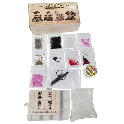 Handmade Bead Art Mosaic Kit Smooth and Wear- Creative DIY Decoration Sturdy for Hand Embroidery Craft Enthusiasts & Decoration (A)