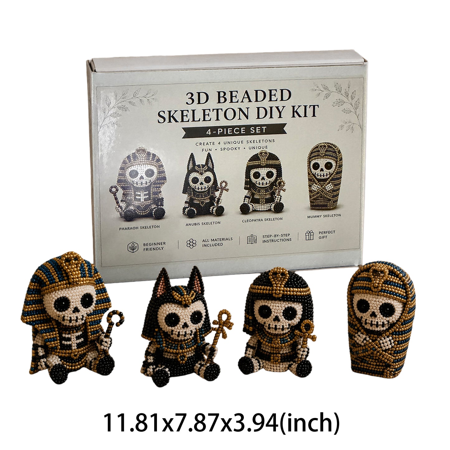 Handmade Bead Art Mosaic Kit Smooth and Wear- Creative DIY Decoration Sturdy for Hand Embroidery Craft Enthusiasts & Decoration (D)