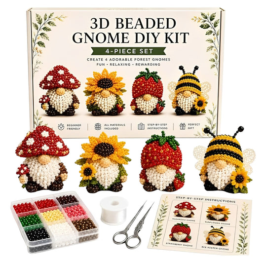 Handmade Bead Art Mosaic Kit with Full Materials & Instructions Creative DIY Decoration Beginner-Friendly for Hand Embroidery Craft Enthusiasts & Decoration (A)