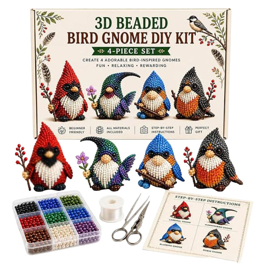 Handmade Bead Art Mosaic Kit with Full Materials & Instructions Creative DIY Decoration Beginner-Friendly for Hand Embroidery Craft Enthusiasts & Decoration (B)