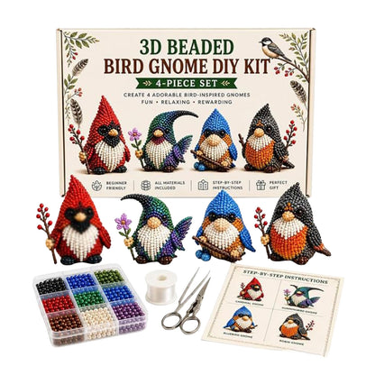 Handmade Bead Art Mosaic Kit with Full Materials & Instructions Creative DIY Decoration Beginner-Friendly for Hand Embroidery Craft Enthusiasts & Decoration (B)