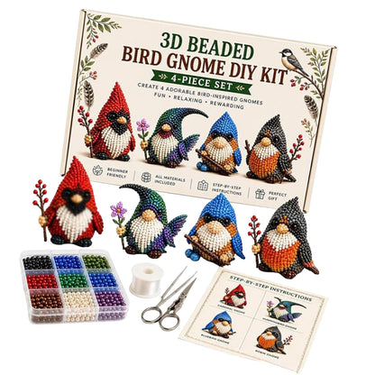 Handmade Bead Art Mosaic Kit with Full Materials & Instructions Creative DIY Decoration Beginner-Friendly for Hand Embroidery Craft Enthusiasts & Decoration (B)
