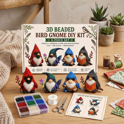 Handmade Bead Art Mosaic Kit with Full Materials & Instructions Creative DIY Decoration Beginner-Friendly for Hand Embroidery Craft Enthusiasts & Decoration (B)