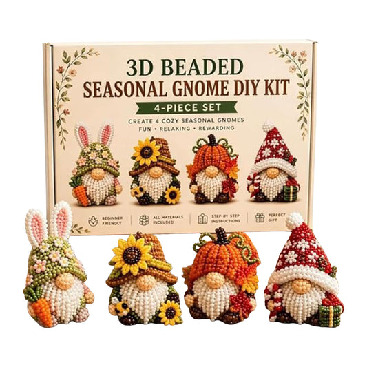 Handmade Bead Art Mosaic Kit with Full Materials & Instructions Creative DIY Decoration Beginner-Friendly for Hand Embroidery Craft Enthusiasts & Decoration (C)