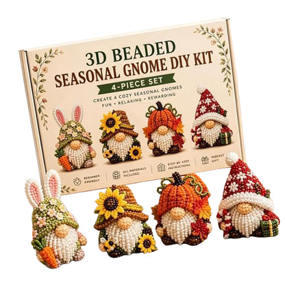 Handmade Bead Art Mosaic Kit with Full Materials & Instructions Creative DIY Decoration Beginner-Friendly for Hand Embroidery Craft Enthusiasts & Decoration (C)