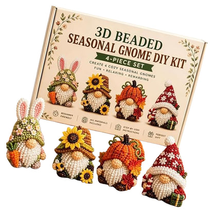 Handmade Bead Art Mosaic Kit with Full Materials & Instructions Creative DIY Decoration Beginner-Friendly for Hand Embroidery Craft Enthusiasts & Decoration (C)