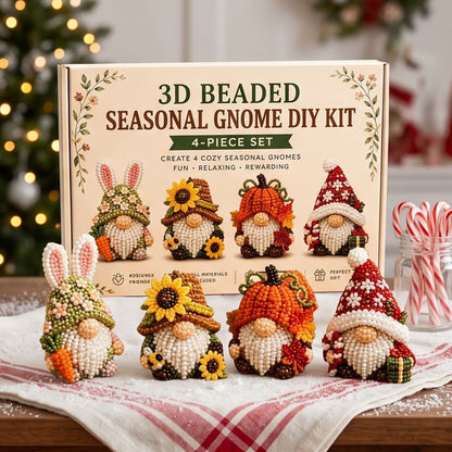 Handmade Bead Art Mosaic Kit with Full Materials & Instructions Creative DIY Decoration Beginner-Friendly for Hand Embroidery Craft Enthusiasts & Decoration (C)