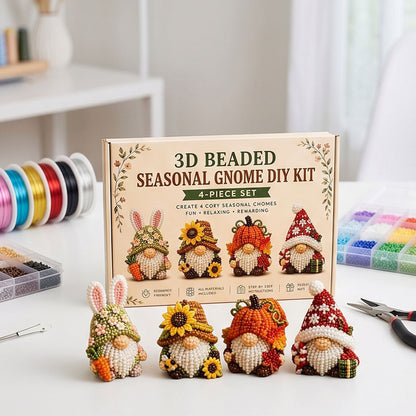 Handmade Bead Art Mosaic Kit with Full Materials & Instructions Creative DIY Decoration Beginner-Friendly for Hand Embroidery Craft Enthusiasts & Decoration (C)