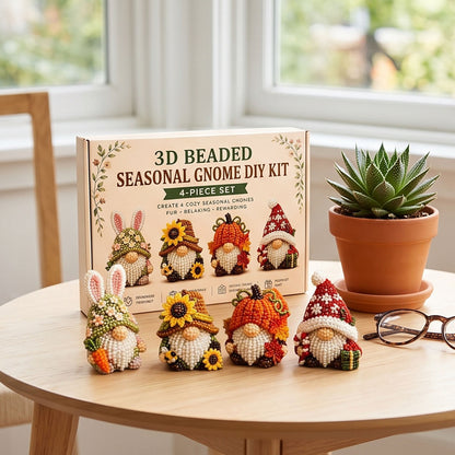 Handmade Bead Art Mosaic Kit with Full Materials & Instructions Creative DIY Decoration Beginner-Friendly for Hand Embroidery Craft Enthusiasts & Decoration (C)