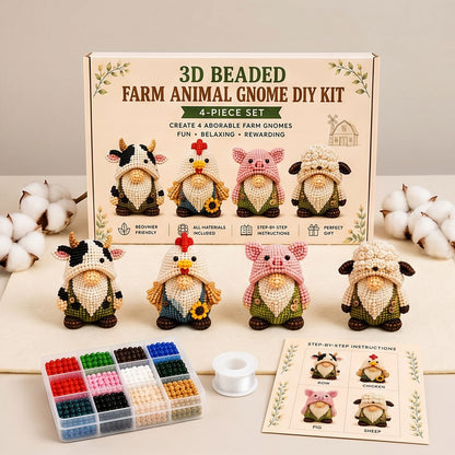 Handmade Bead Art Mosaic Kit with Full Materials & Instructions Creative DIY Decoration Beginner-Friendly for Hand Embroidery Craft Enthusiasts & Decoration (D)