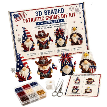 Handmade Bead Art Mosaic Kit with Full Materials & Instructions Creative DIY Decoration Beginner-Friendly for Hand Embroidery Craft Enthusiasts & Decoration (E)