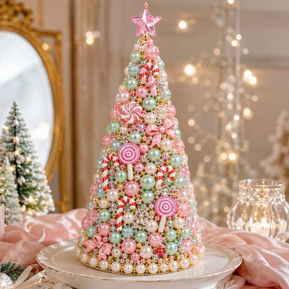 Beaded Christmas Tree DIY Kit Candy Wonderland Tabletop Decor