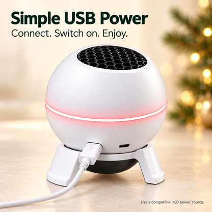 Christmas Projector Light – USB Indoor Holiday Night Light